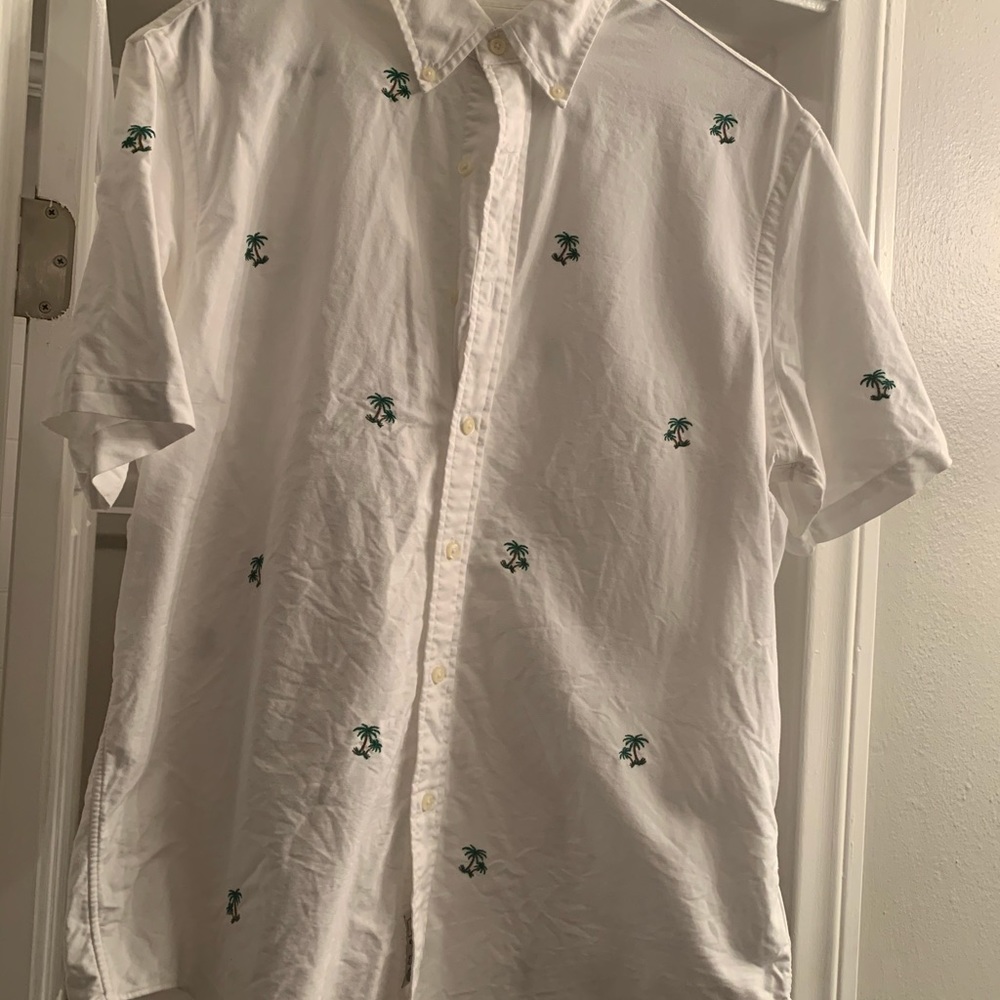 Classic Fit Palm Tree Shirt